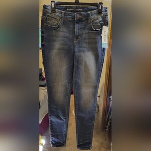 Old Navy Rockstar mid rise sculpt skinny jeans size 8